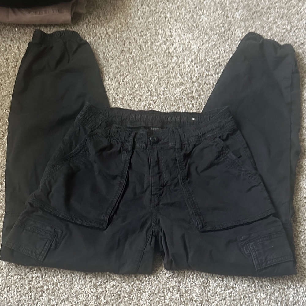 American Eagle Outfitters Black Cargo Pants